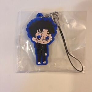 Dandadan Okarun Takakura Ken Rubber Keychain Dan Da Dan Anime